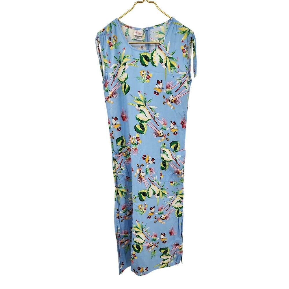 Vintage The Disney Store Minnie And Mickey Mouse Laua Dress Size Small Floral‎